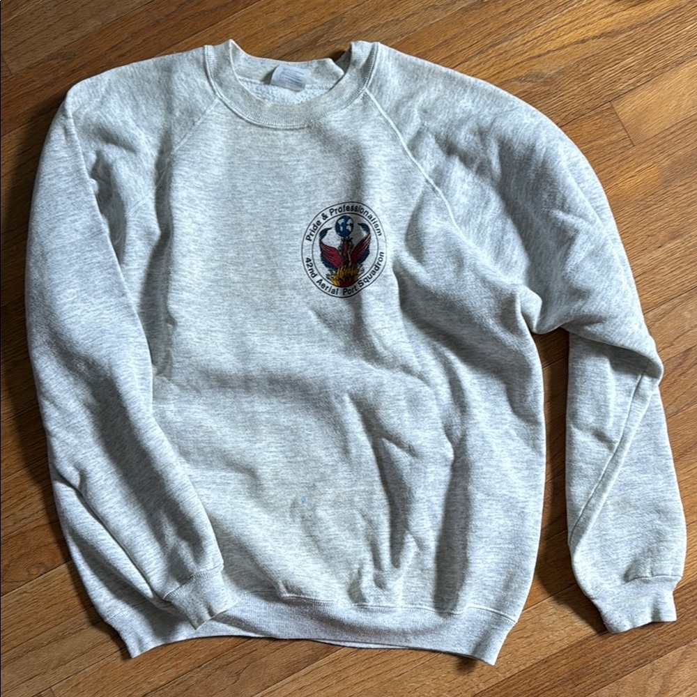 Vintage 1990 Air Force Aerial Port Squad Crewneck